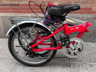 Bicicleta Plegable Monty F-19 Roja