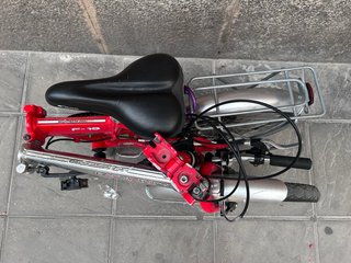 Bicicleta Plegable Monty F-19 Roja