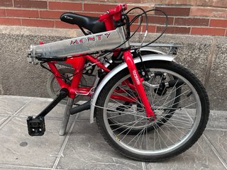 Bicicleta Plegable Monty F-19 Roja