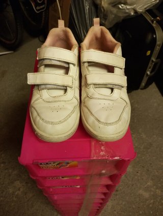 Bambas Reebok Blancas y Rosas