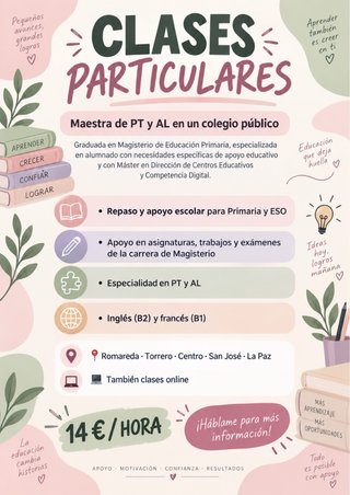 Clases particulares Primaria ESO Magisterio