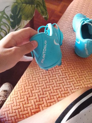 Zapatos de fútbol Nike azules