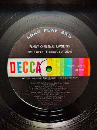 VINILE LP ALBUM CHRISTMAS NATALE VINTAGE USA 60S
