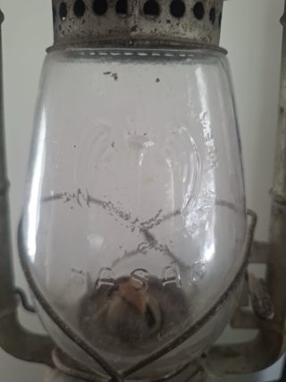 Lámpara de petróleo antigua Hasag Vulcan N51