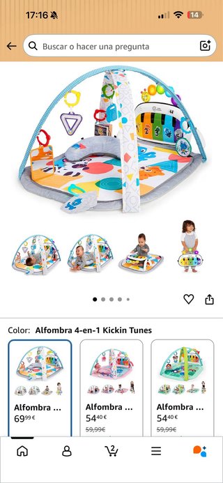 Gimnasio Bebé Baby Einstein Actividades