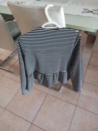 Giacca leggera a righe