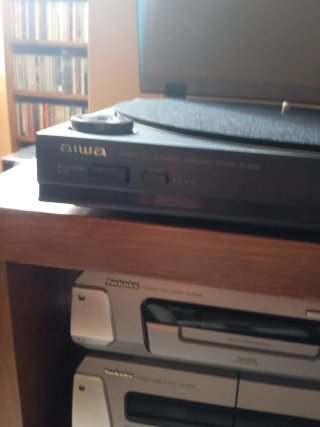 Tocadiscos Aiwa PX-800 Negro.