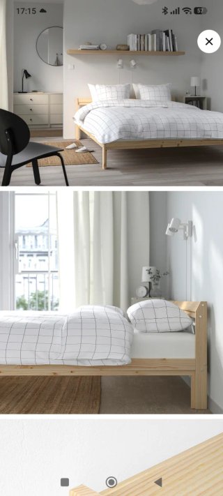 Estructura Cama Pino Macizo