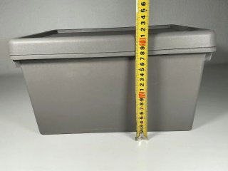 Lote 5 Cajas Plástico Alimentario Gris