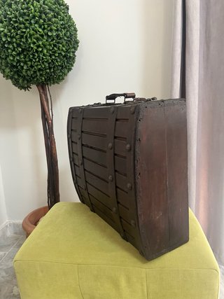 Cofre Decorativo Madera y Metal