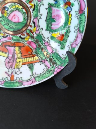 Prato 15cm Figuras Orientais China