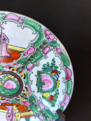 Prato 15cm Figuras Orientais China