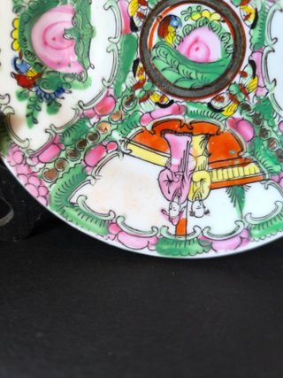 Prato 15cm Figuras Orientais China