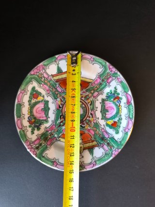 Prato 15cm Figuras Orientais China