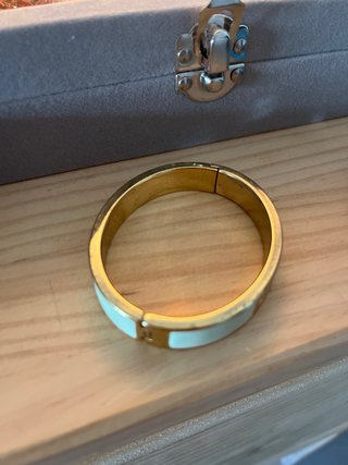 Pulsera Bimba y Lola dorada y verde