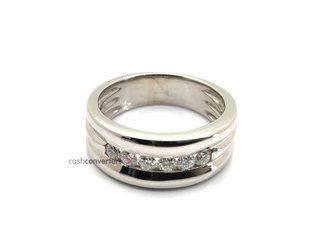 anillo oro 18k con piedra con diamante