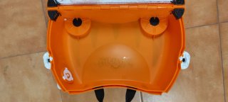Maleta infantil Trunki naranja con ruedas