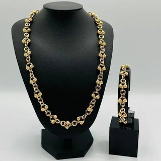 Pulsera Bolas Diamantadas 18K