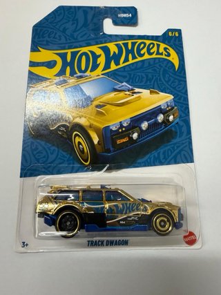 Hot Wheels Track Dwagon Dorado y Azul
