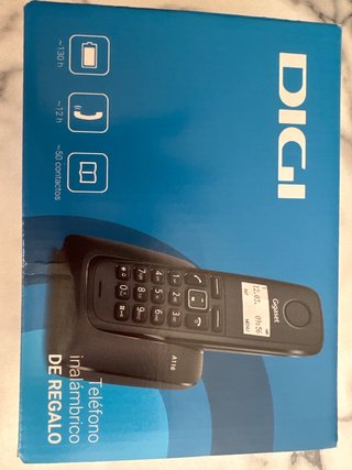 Teléfono Gigaset Digi A116 Negro