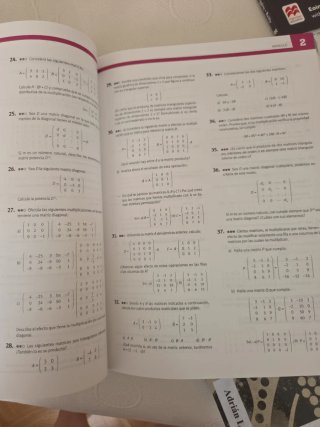 Matemáticas 2o Bachillerato