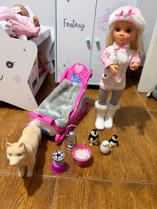 Nancy Nieve Trineo Accesorios Pingüinos