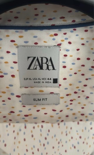 Camicia Zara fantasia pois