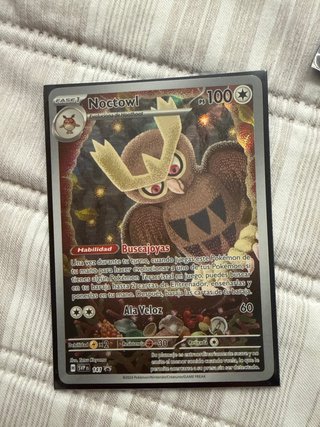 Carta Pokémon Noctowl FASE 1 PS 100