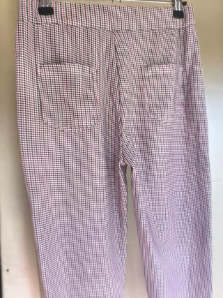 Pantalón cuadros botones