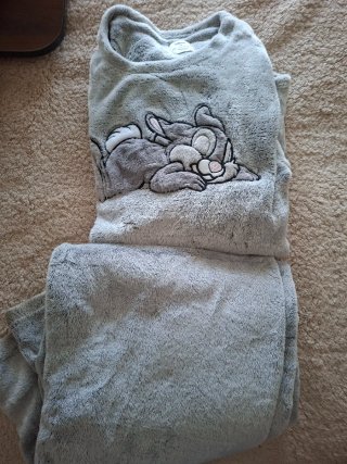 Pijama Disney Bambi Mujer Gris