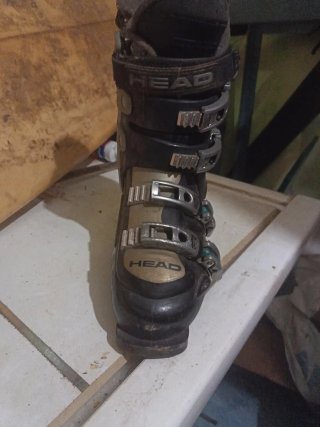 Botas de Snowboard HEAD negras y plateadas
