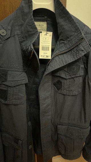 Parka Azul Marino Talla S Silbon