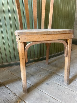 Juego de 3 sillas de madera