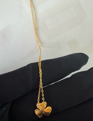 Collar Frivole Flor V-gold con Diamante