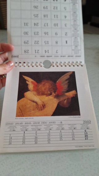 Calendario Vintage 2002 Angeli