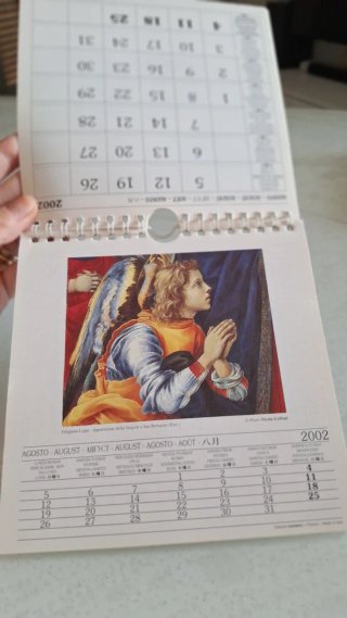 Calendario Vintage 2002 Angeli
