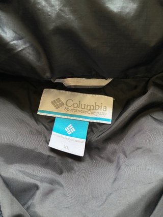 Chaleco acolchado Columbia negro