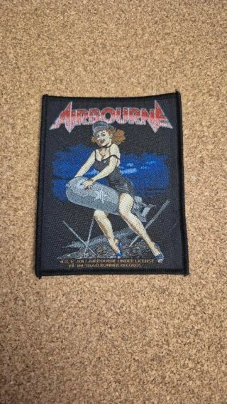 Airbourne Retro Patch - Pin-Up Bomb Graphic (2011)