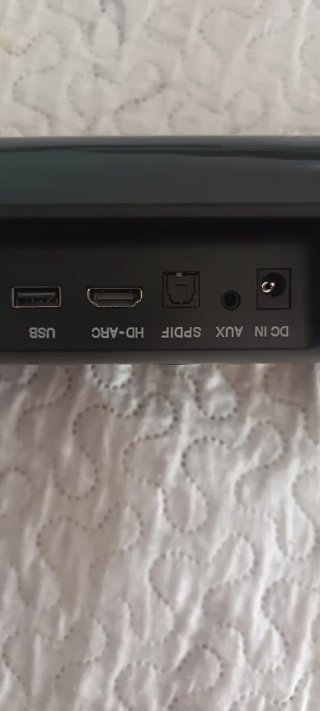 Barra de Sonido Negra