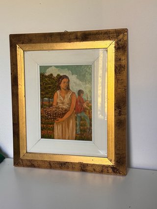 Dipinto Olio Ettore Santus