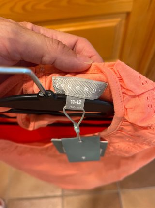Camiseta Coconut Naranja Talla S Niña 11-12 años