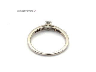 sortija oro 18k con piedra con diamante t. 13 (16,88 mm)