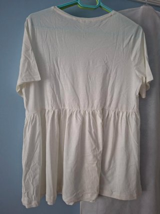 Camiseta blanca hueso M