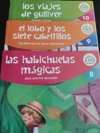Colección 10 cuentos en español- inglés -Vaughan