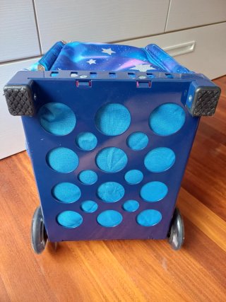 Mochila Zuca estrellas azul marino para patines