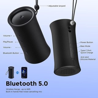 Altavoz Bluetooth 5.0 12h Envolvente · A estrenar