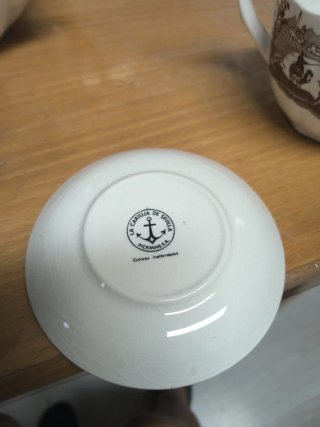 Juego de café La Cartuja de Sevilla