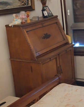Escritorio antiguo roble macizo