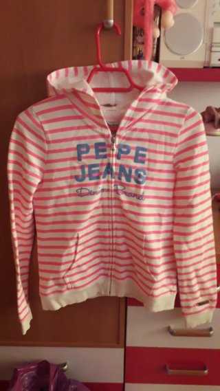 Sudadera Pepe Jeans con cremallera y capucha, tall