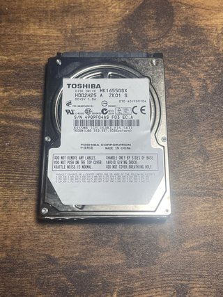 Disco Duro Toshiba 160GB MK1655GSX 2.5